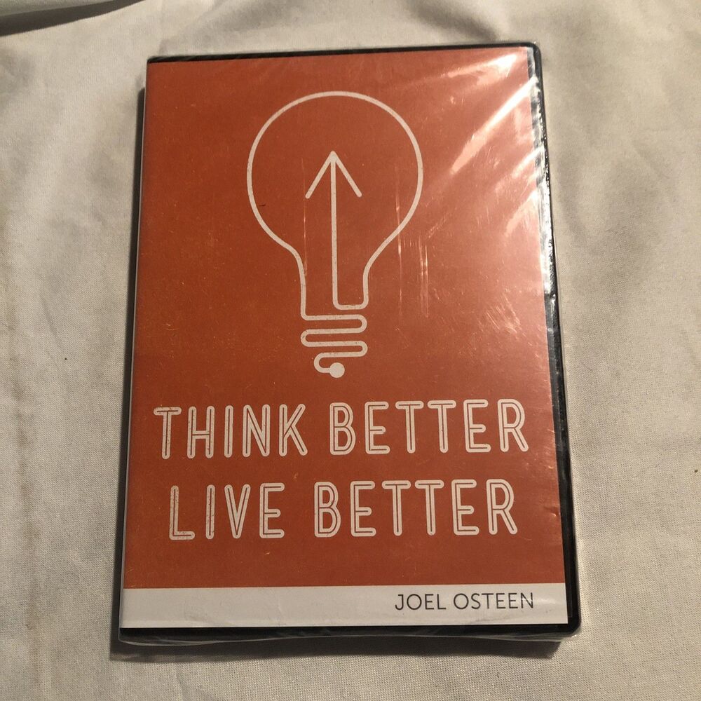 Joel Osteen - Think Better Live Better (DVD) - NEW Ships Fast Fast